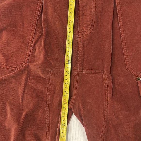 NWOT FREE PEOPLE Bay To Breakers Soft Corduroy Cargo Pants In Roasted Russet S - Picture 13 of 17